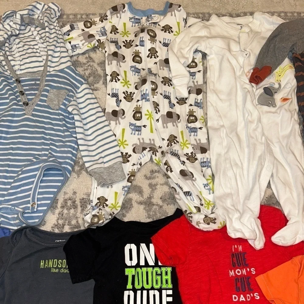 26 Piece Baby Boy Size 6-9M Mixed Season Bundle